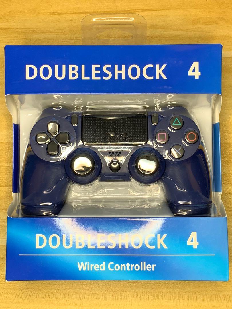 現貨 Ps4有線手制 Pc Steam Wire Controller 平臺有線手制午夜藍 電子遊戲 遊戲機配件 手掣 Carousell