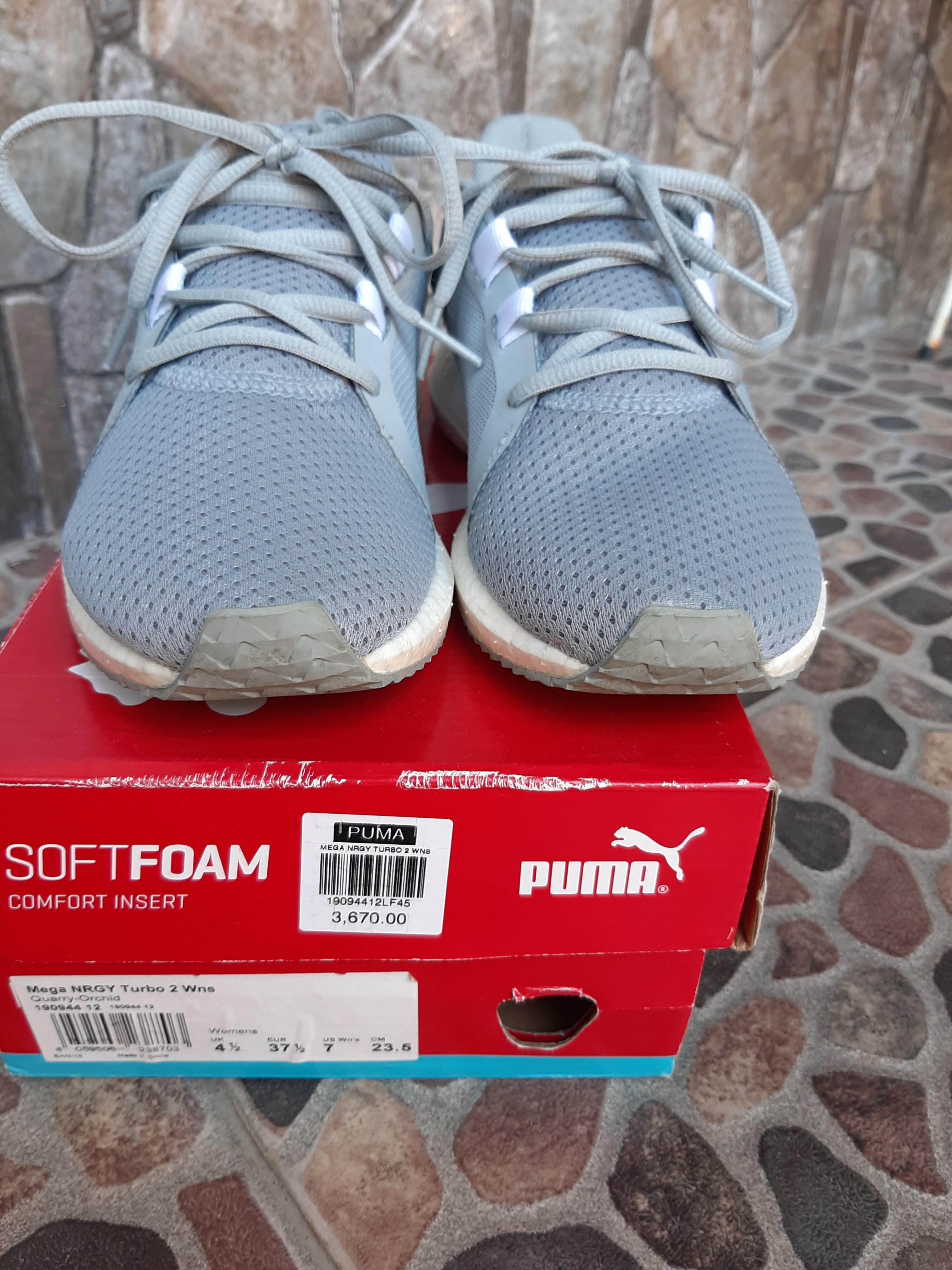 Repriced! Puma Shoes Mega NRGY Turbo Women's Fashion, Footwear, Sneakers on Carousell