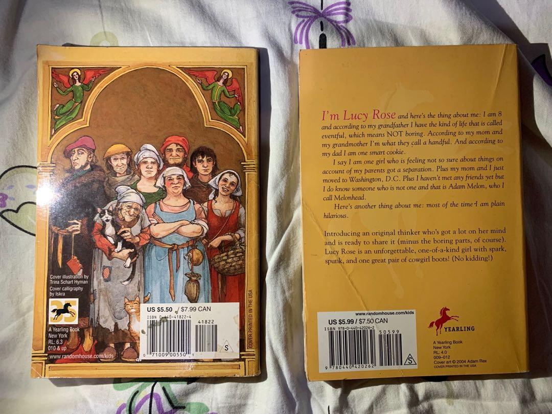 Random Books (Maltida Bone and Lucy Rose) (Category: Storybooks) located in Naga. Submitted by aubrey.declutter (Listing ID 1021793043, Image 2). Description: The Maltida Bone book has a little issue on the cover. DM me for more details : ).