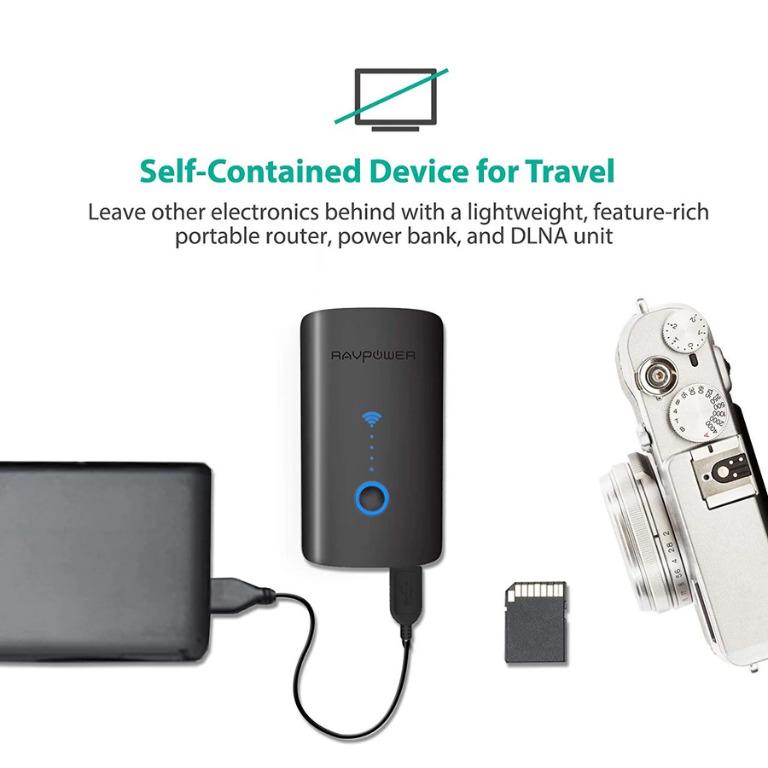 RavPower Travel Router, FileHub, Power Bank (All-In-1), Mobile Phones ...