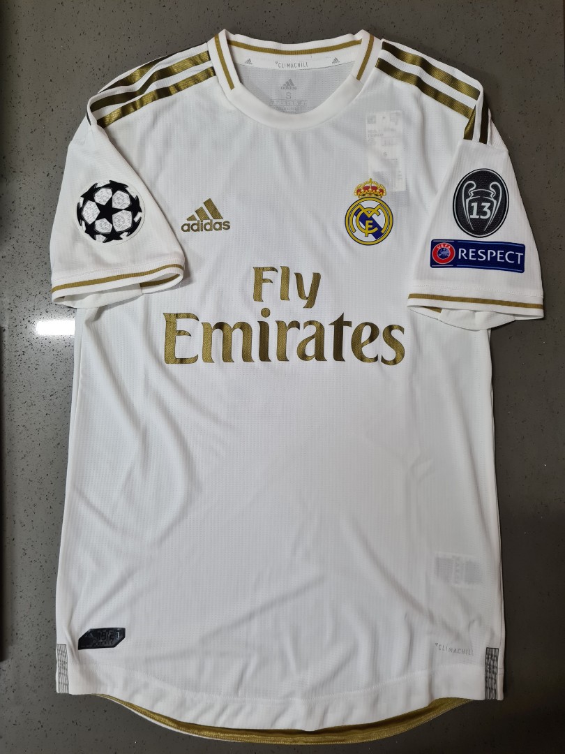 Real Madrid 19/20 AUTHENTIC Home Jersey, Men's Fashion, Activewear on Carousell