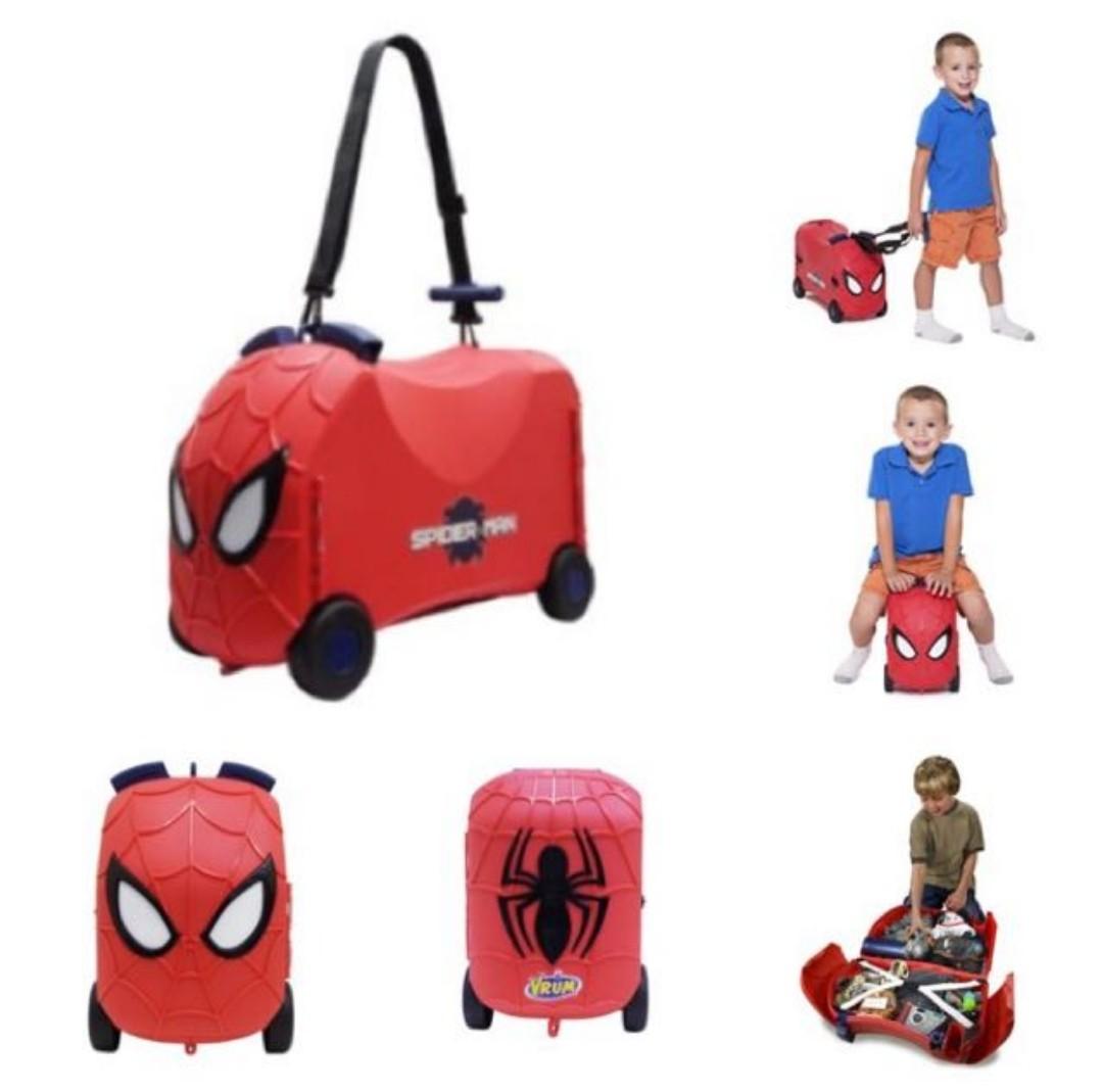 spiderman ride on suitcase