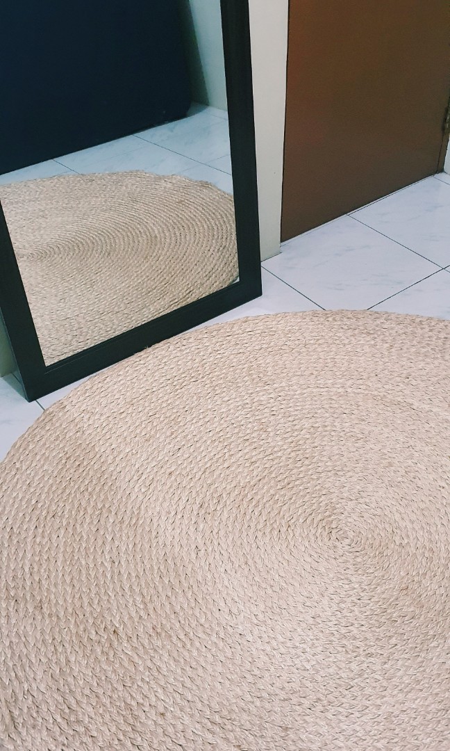 5-Foot Round Abaca Rug, Furniture & Home Living, Cleaning & Homecare ...
