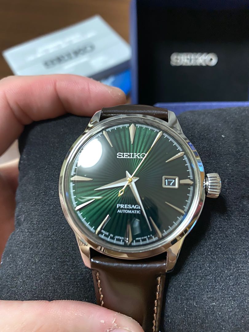 Priced to clear] New Seiko Green Cocktail SRPD37J1 SRPD37 SRPD37J SRPE15J  SRPE15 SRPE15J1, Men's Fashion, Watches & Accessories, Watches on Carousell