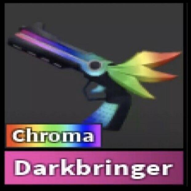 Selling Roblox Murder Mystery 2 Chroma Darkbringer For Toys Games Video Gaming In Game Products On Carousell - roblox murderer mystery 2 videos