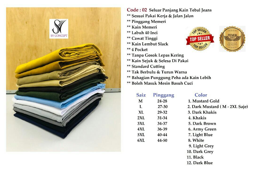 Seluar Panjang Kain Tebal Jeans Women S Fashion Clothes Bottoms On Carousell