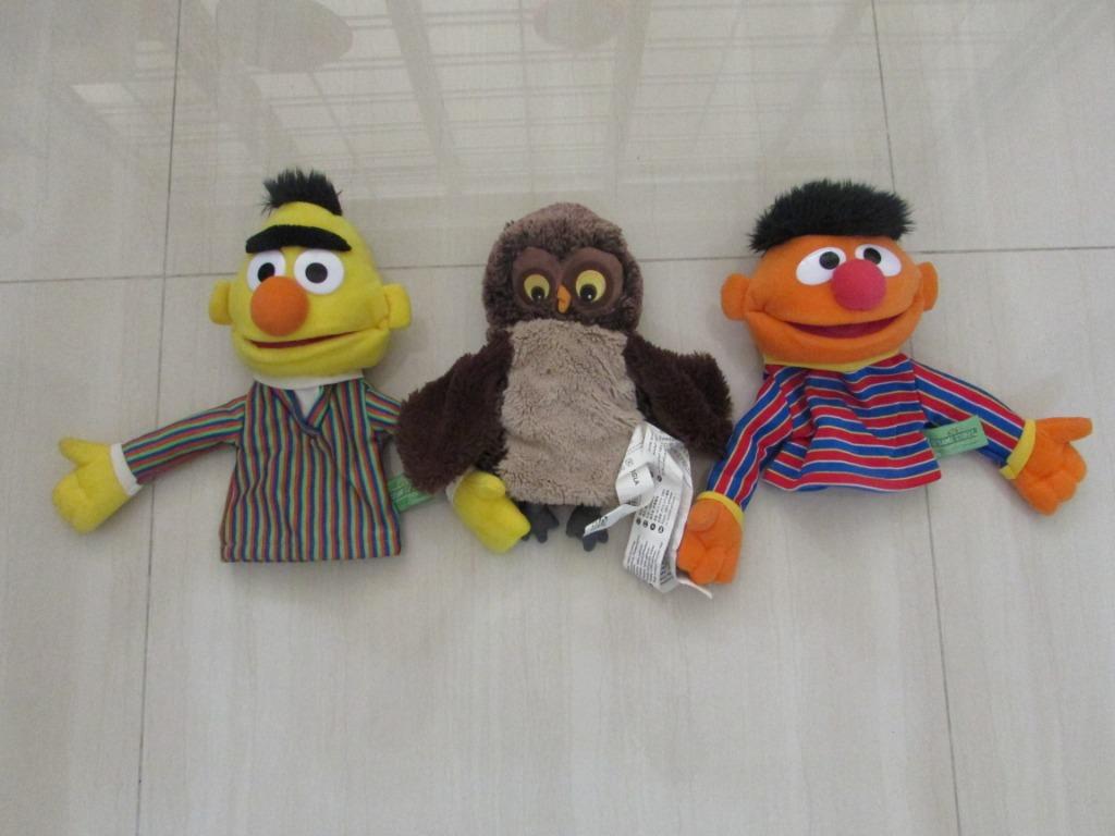 Sesame Street Ikea Owl Hand Puppet Toys Games Stuffed Toys On Carousell