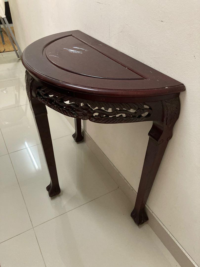 Side Table (Category: Tables & Sets) located in Kuala Lumpur. Submitted by mssda (Listing ID 1021537223, Image 1). Description: I dont know the material Solid wood very heavy Good condition Antic.