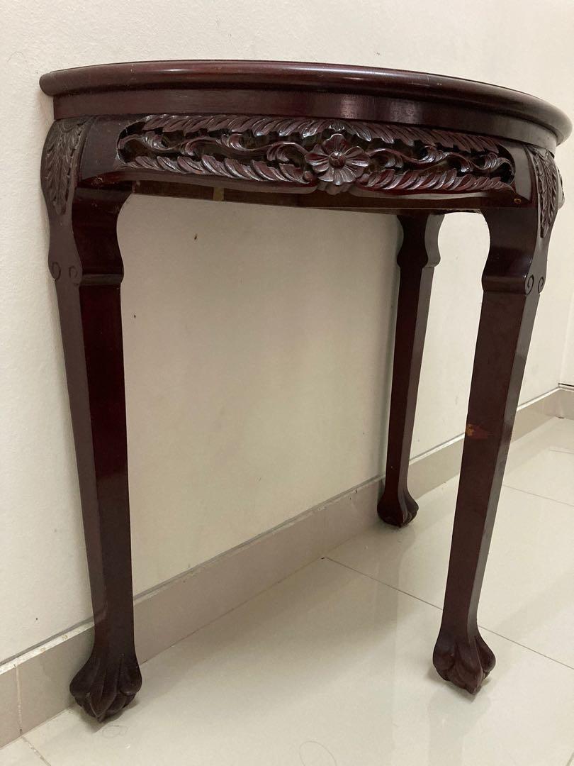 Side Table (Category: Tables & Sets) located in Kuala Lumpur. Submitted by mssda (Listing ID 1021537223, Image 2). Description: I dont know the material Solid wood very heavy Good condition Antic.
