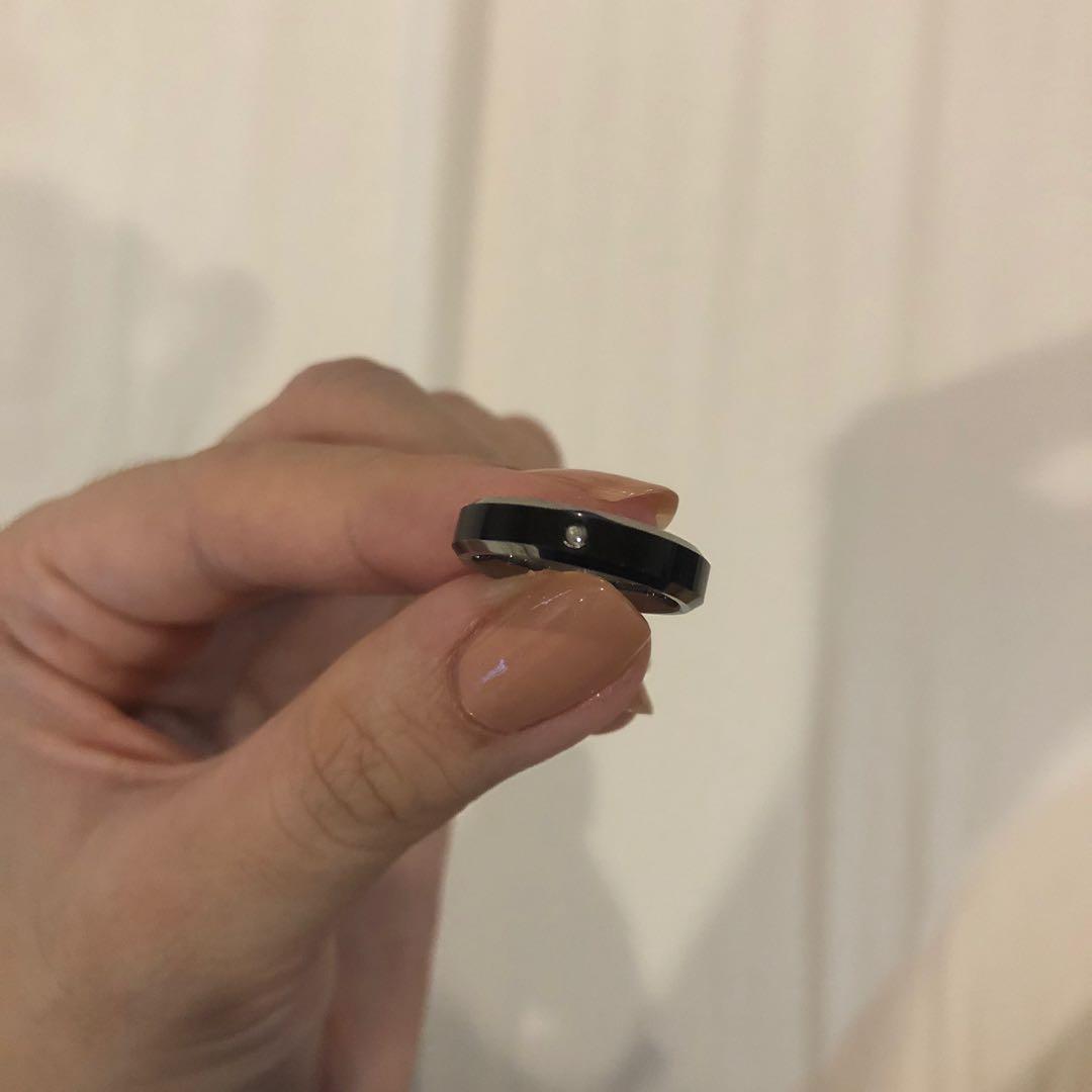 Silverworks hotsell black ring