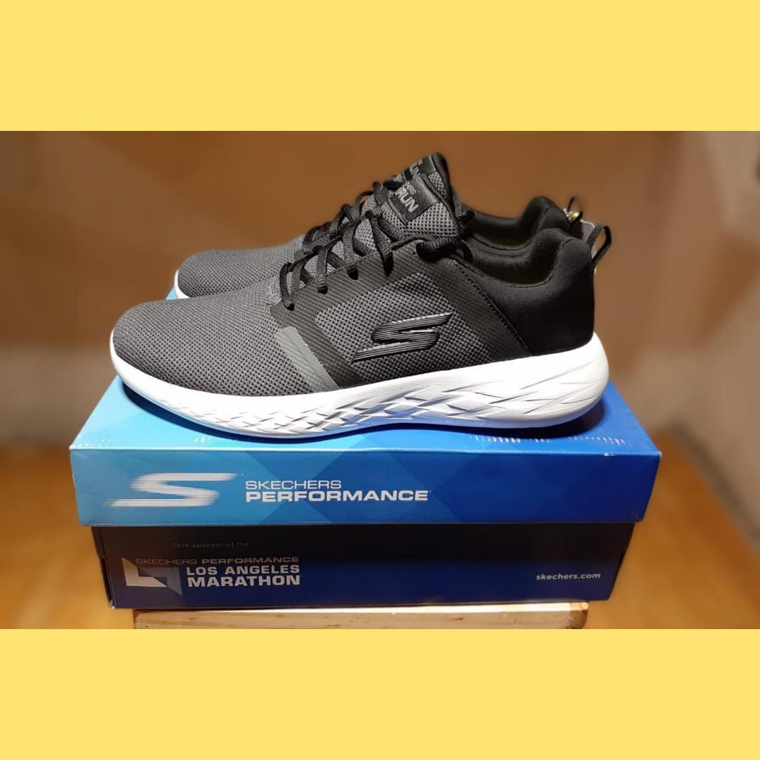 Skechers Go Run 600 Revel Los Angeles Marathon Original Bnib Fesyen Pria Sepatu Sneakers Di Carousell