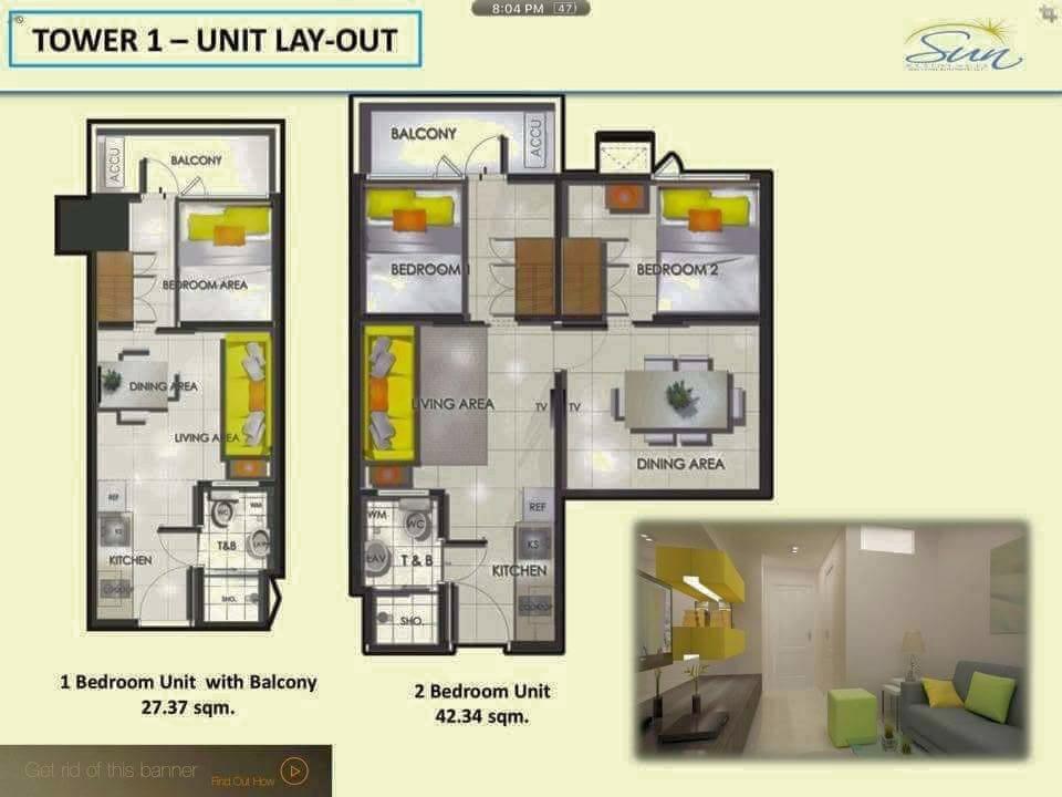 Smdc Sun 2 Bedroom Unit 5 Dp Move In Property For Sale Apartments Condos On Carousell