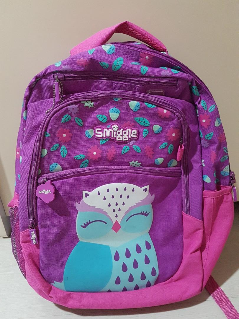 smiggle owl backpack
