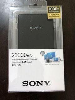 Sony 20000mAh Portable Charger Brand New In Box