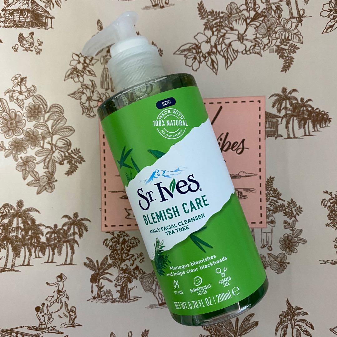 st ives blemish care daily cleanser tea tree