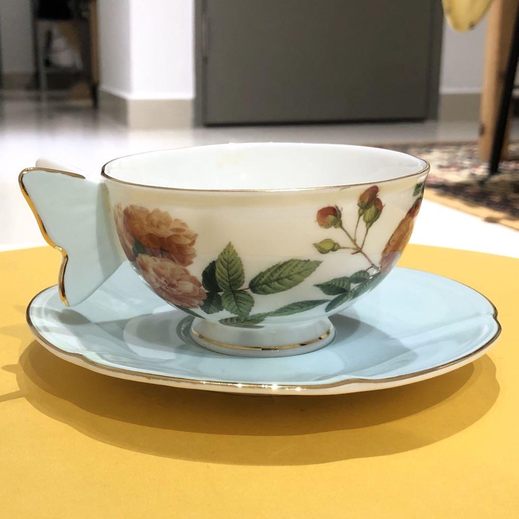 Stechcol Tea Set 12pcs fine bone china, Furniture & Home Living, Kitchenware & Tableware