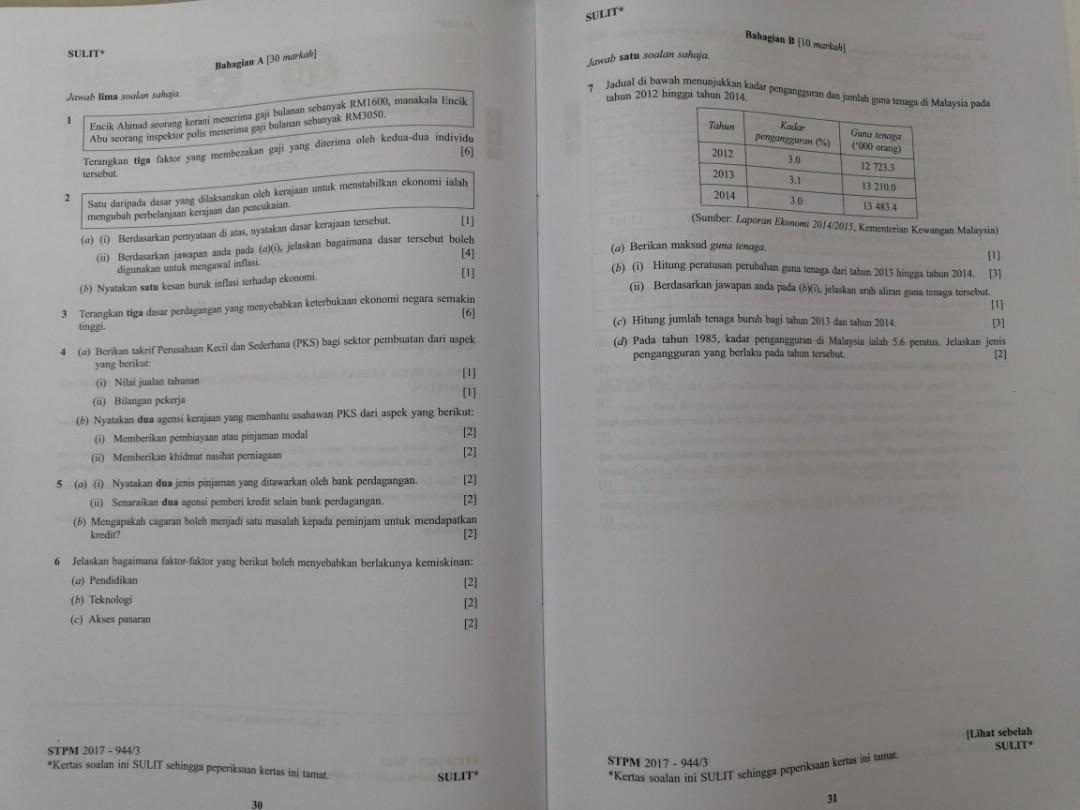 Stpm Ekonomi Sem 3 Textbooks On Carousell