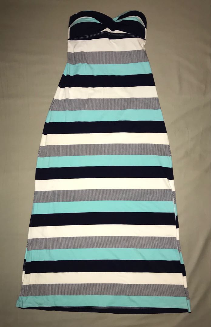 Striped Tube Dress, Women's Fashion, Clothes, Dresses & Skirts on Carousell
