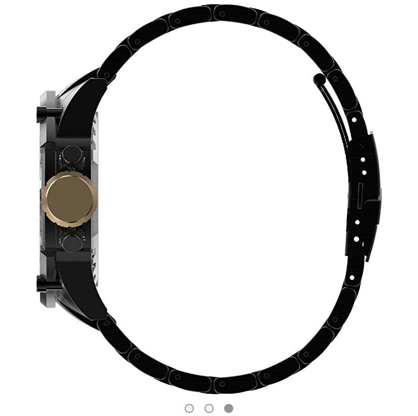 Timecode Mens Albert 1905 Stainless Steel Watch (Metallic/Black) | Spo