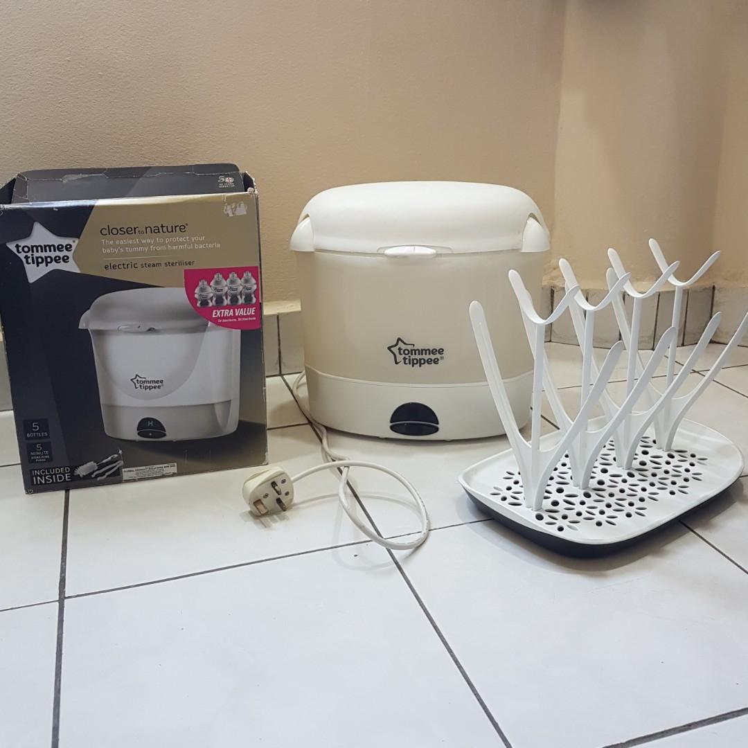 Tommee Tippee Electric Steam Steriliser Milk Bottle Rack