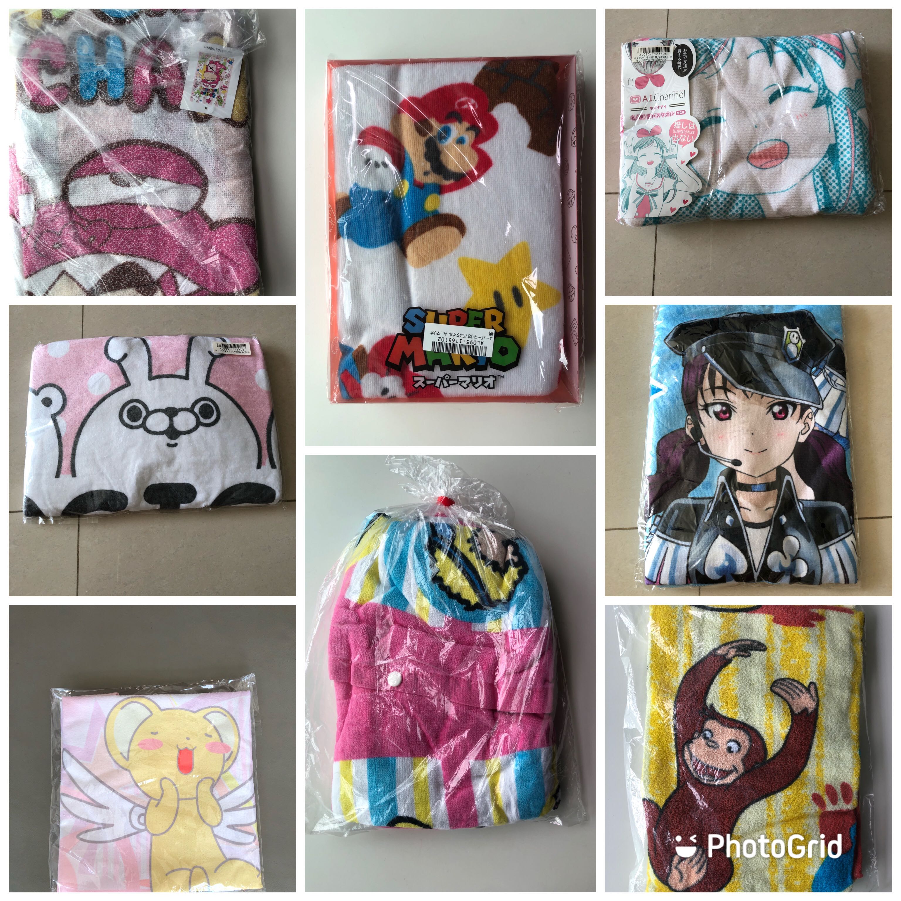 Toreba Japanese Anime Bath Towels Health Beauty Bath Body On