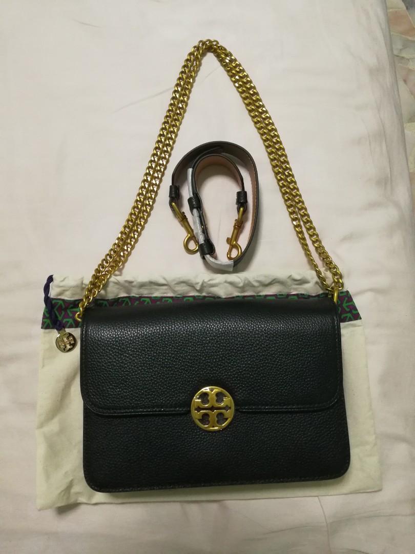 Chelsea leather crossbody bag tory burch outlet