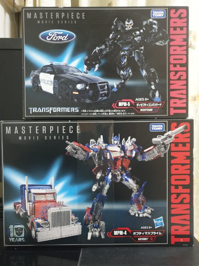 Transformers Takaratomy Mpm4 Mpm 4 Optimus Prime Mpm5 Mpm 5 Barricade Misb Toys Games Bricks Figurines On Carousell
