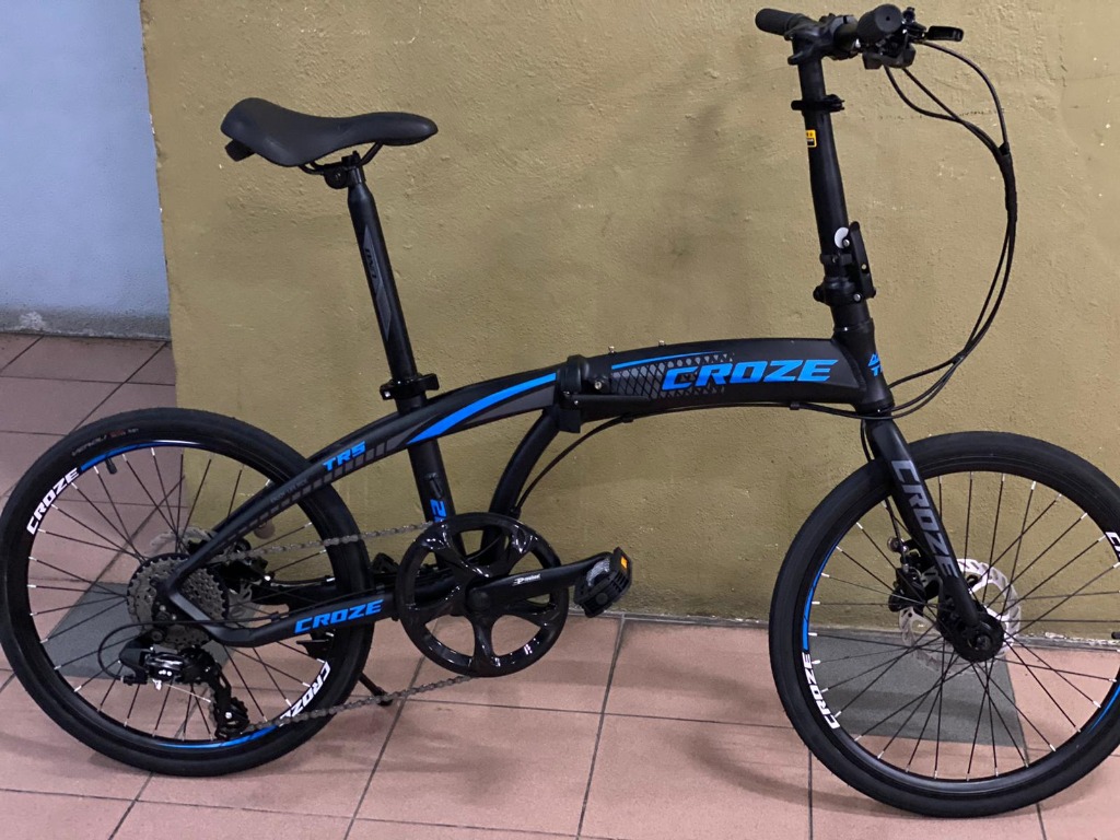 TRS CROZE 20 451 FOLDIE BIKE 1x8 speed hydraulic brake Sports