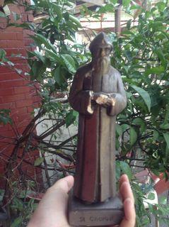 Vintage St. Charbel religious statue