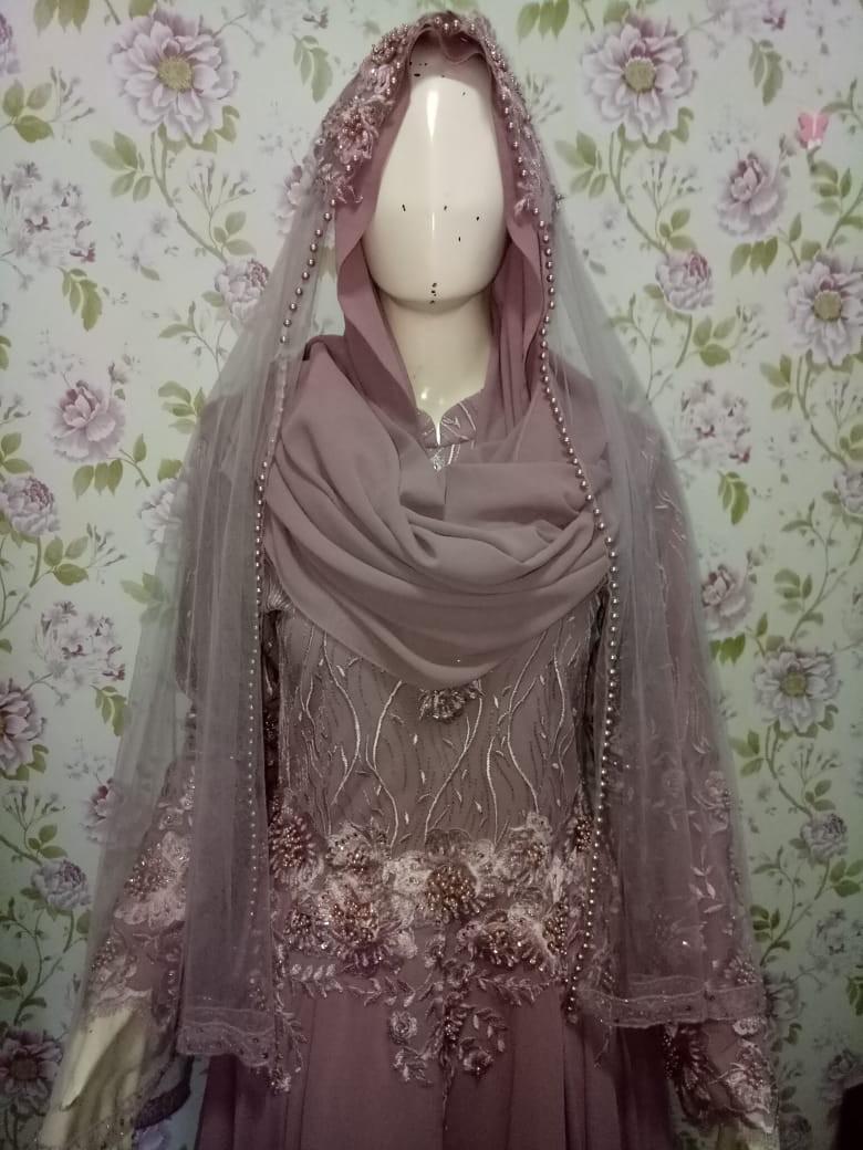 Wedding Dress Syari Fesyen Wanita Pakaian Wanita Gaun Rok Di Carousell