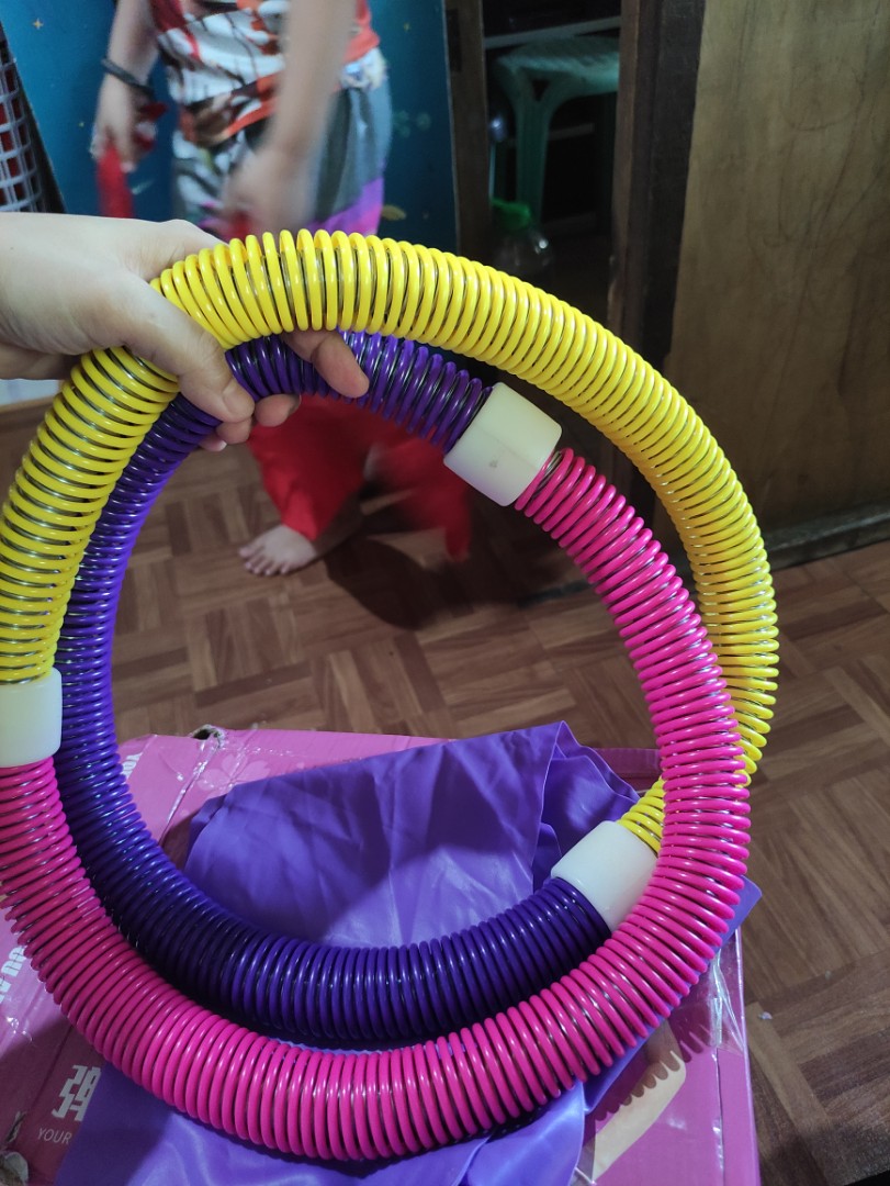 WEIGHTED HULA HOOP AND RESISTANCE BAND, Sports Equipment, Other Sports