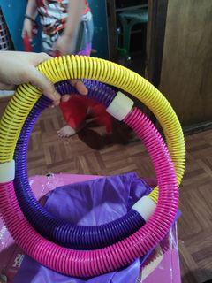 WEIGHTED HULA HOOP AND  RESISTANCE BAND