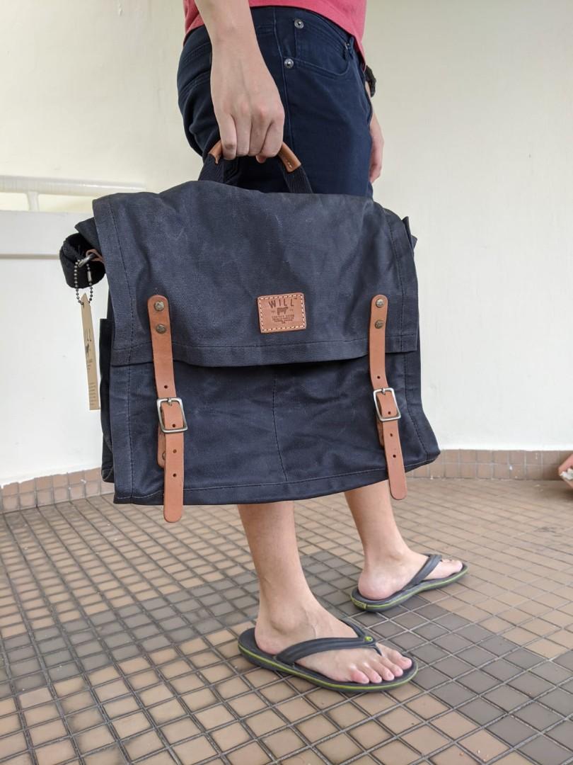 Will Leather Goods Canvas Sling Bag Men S Fashion Bags Wallets Sling Bags On Carousell Cotton canvas to create products that are as supple as they are durable.