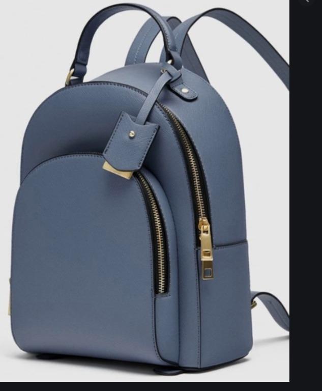 zara blue backpack
