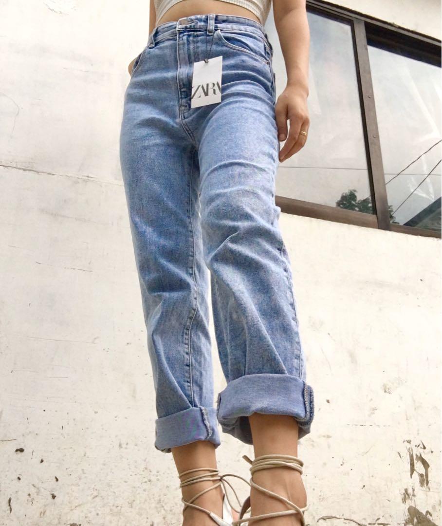 slim mom jeans zara