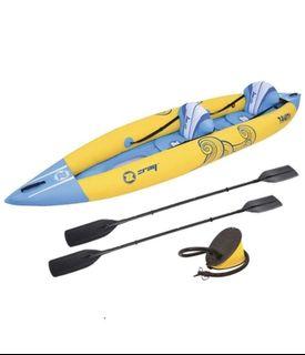 Z-Ray Tahiti Inflatable 2-Person Kayak with Pump and Oars