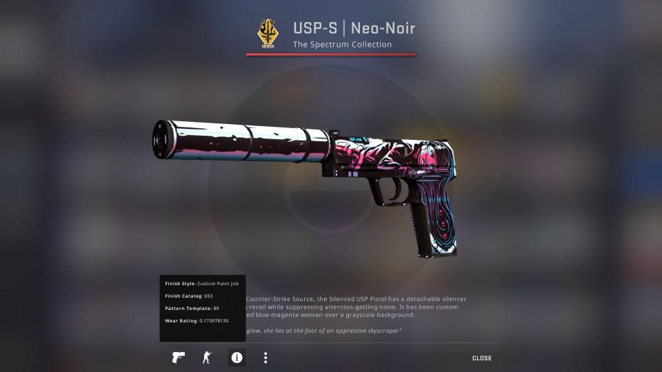 0.17FV> CSGO USP-S Neo FT, Video Gaming, Gaming Accessories, Game Gift Cards & Accounts on Carousell