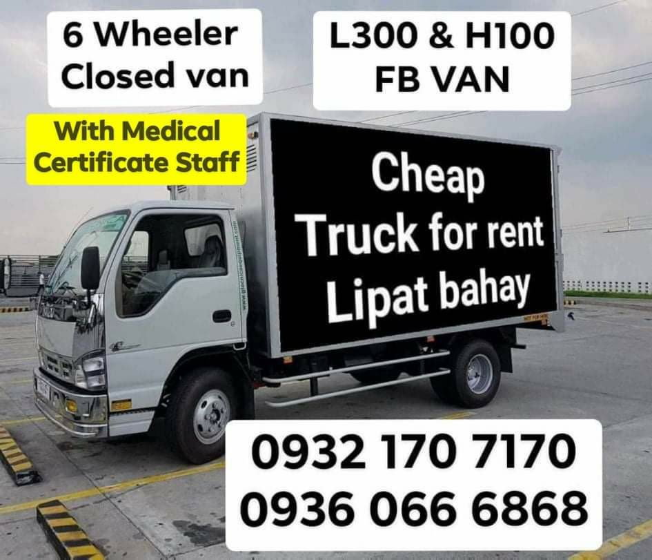24/7 Lipat Bahay Truck For Rent