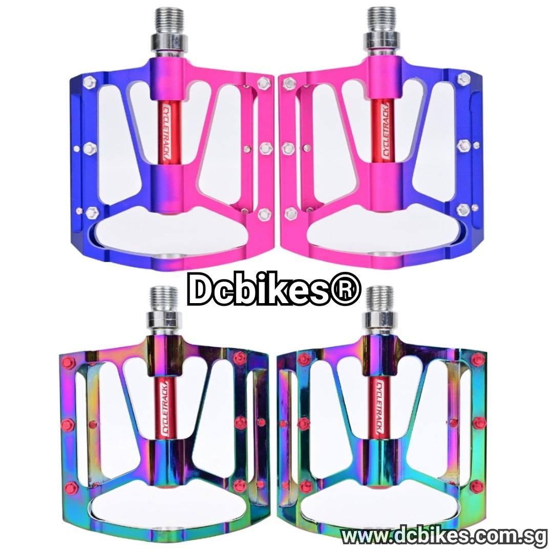 Pink Oil Slick Rainbow MTB Road Bicycle Aluminum Alloy MTB