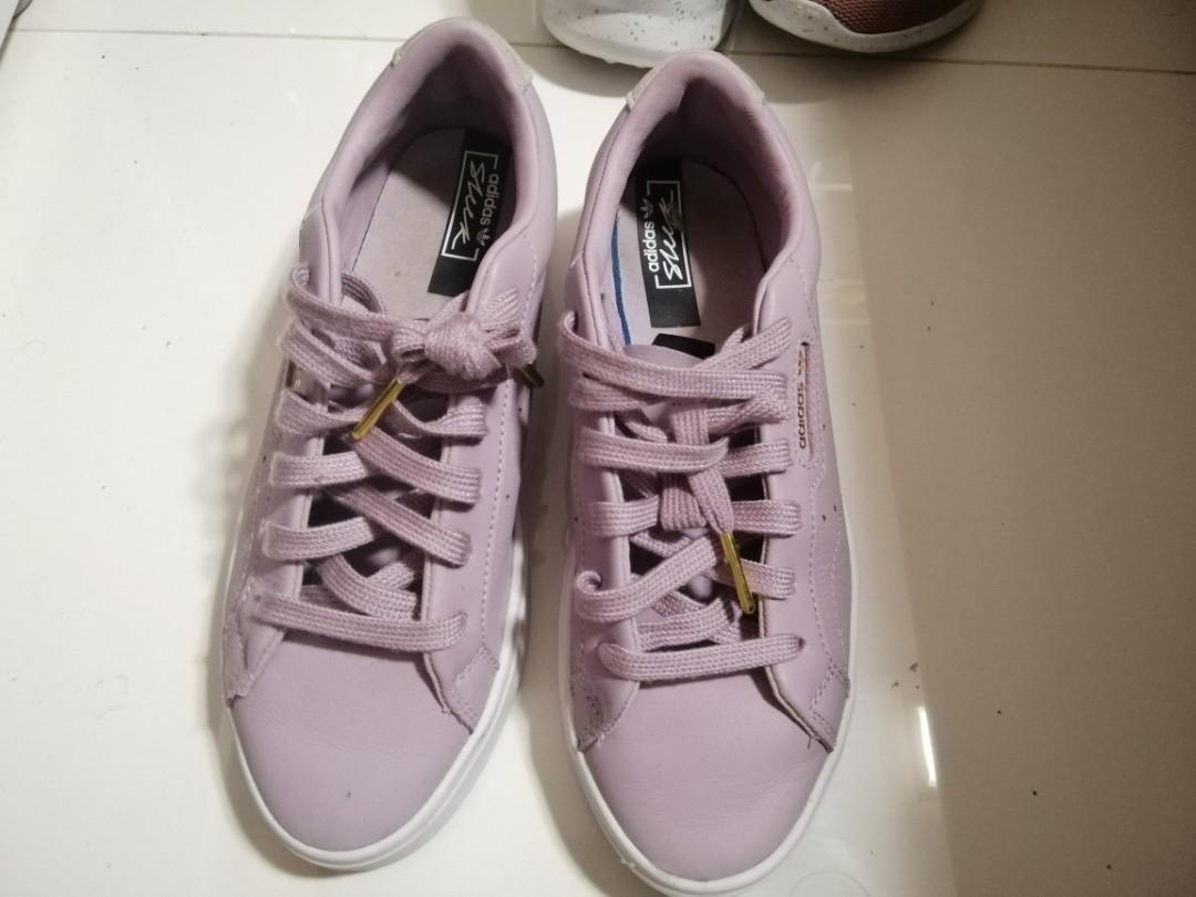 lavender adidas shoes