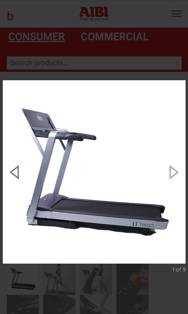 Aibi I tread (treadmill not moving error 1), Sports Equipment, Exercise