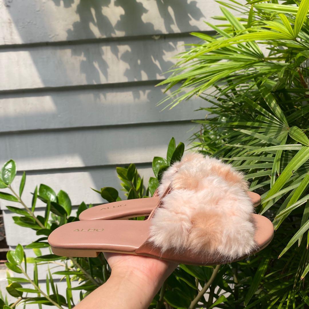 Aldo Fur Sandals