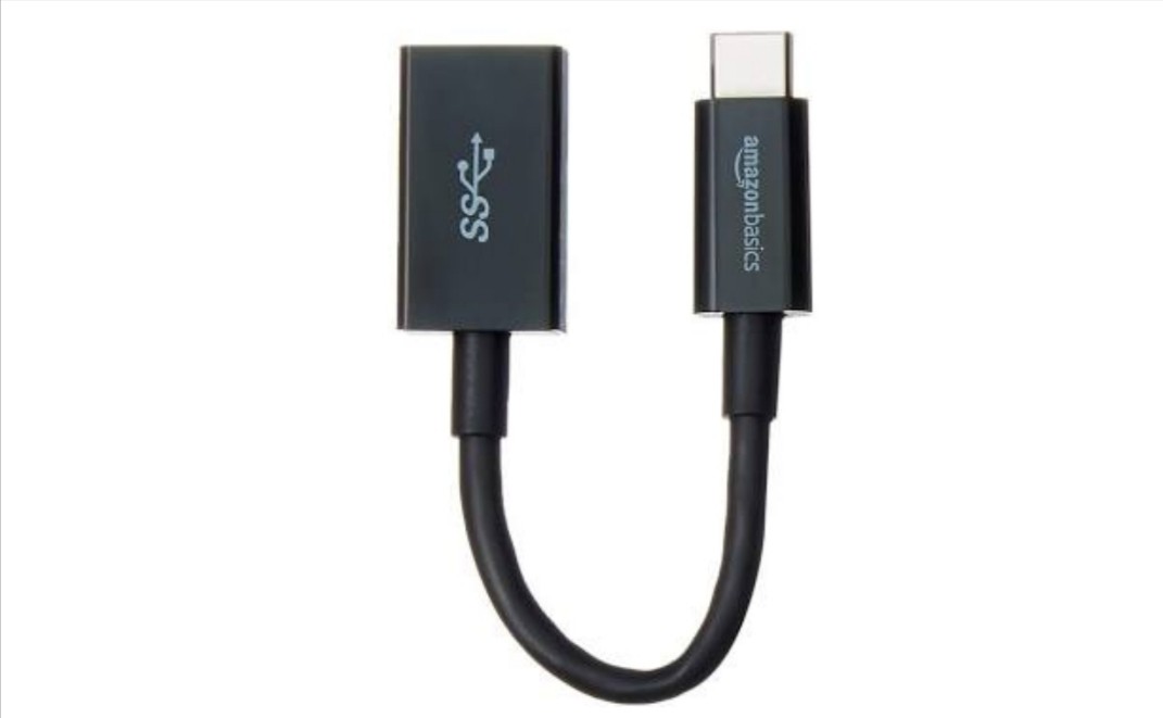 AmazonBasics USB TypeC to USB 3.1 Gen1 Female Adapter, White, Computers & Tech, Parts