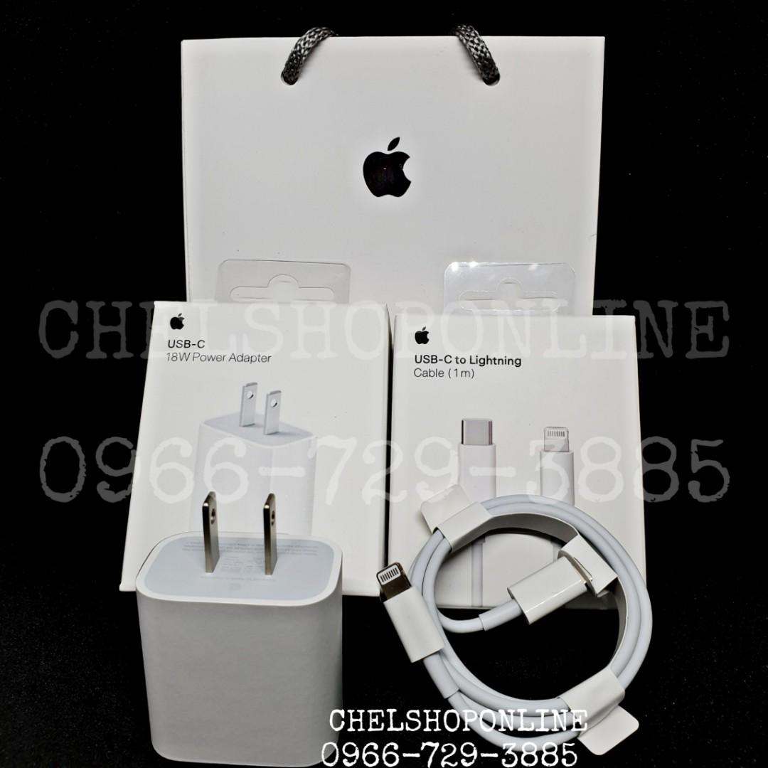 APPLE 18WATTS CHARGER SET Original (Category: Chargers) located in Manila. Submitted by chelshoptiqueph (Listing ID 1022096204, Image 1). Description: AVAILABLE 12WATTS ADAPTOR PLUS USB LIGHTNING CABLE. Grab yours now💛 Guaranteed Original and Brandnew Apple charger✔ Paper bag also included 💌 CHELSHOPONLINE 💛 0966-729-3885 💋Latest apple charger & Fast charger 💛✔ ADD TO CART NOW‼♥️.