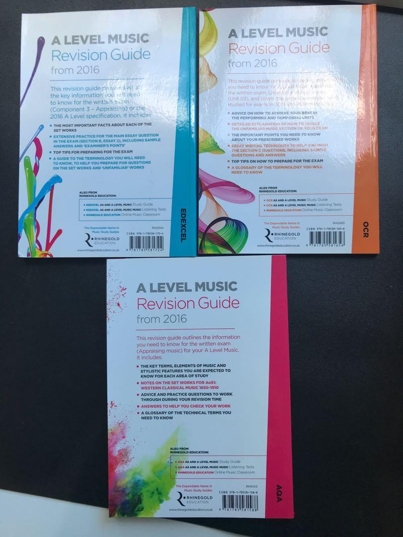 AS & A level music study guides, Hobbies & Toys, Books & Magazines ...