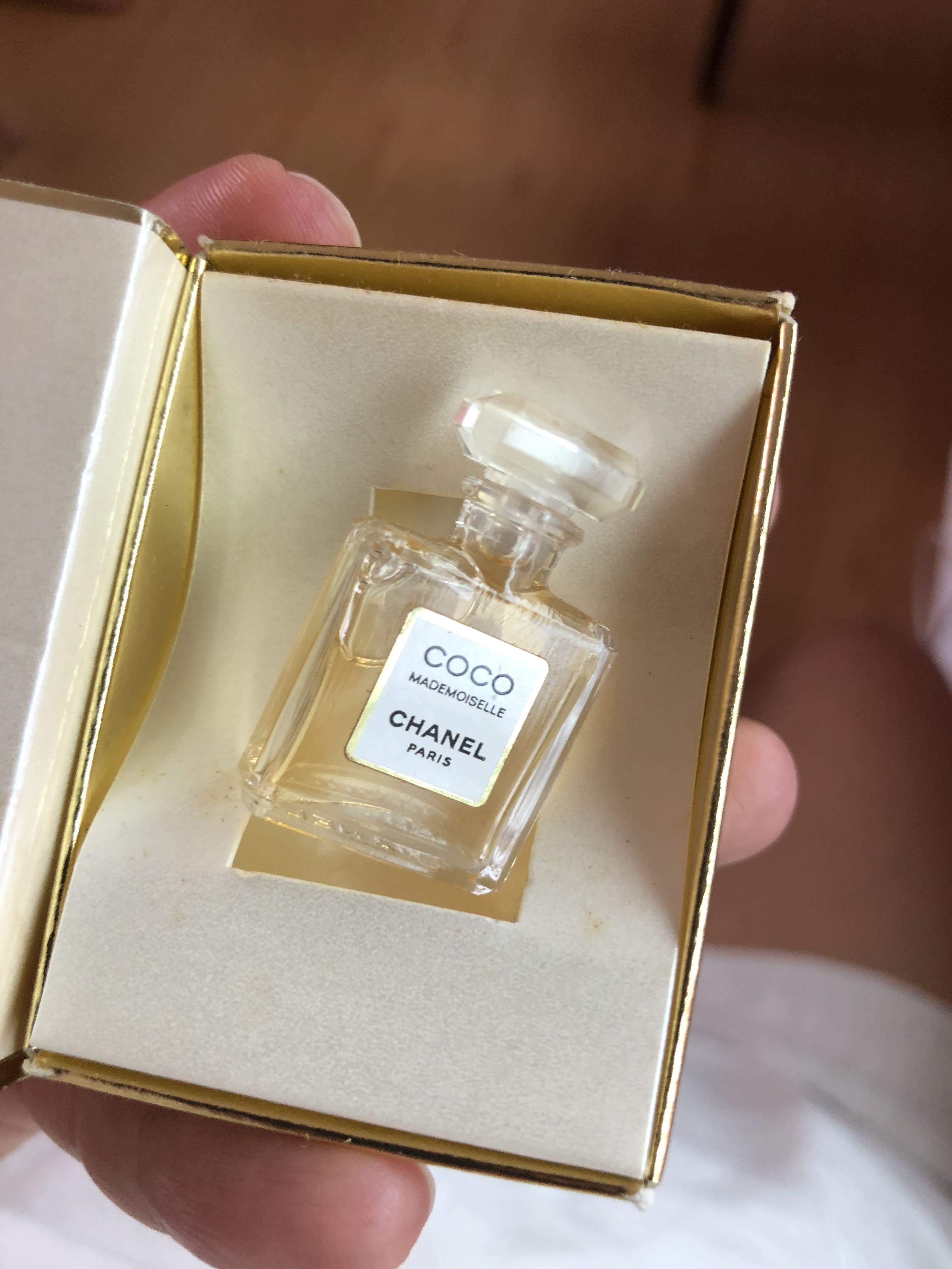 Authentic collectable coco Chanel mademoiselle miniature perfume