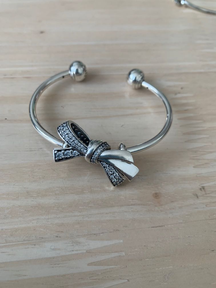 Authentic Pandora Open Bangle Women S Fashion Jewellery Bracelets On Carousell • this offer cannot be combined with any other ongoing promotions. authentic pandora open bangle