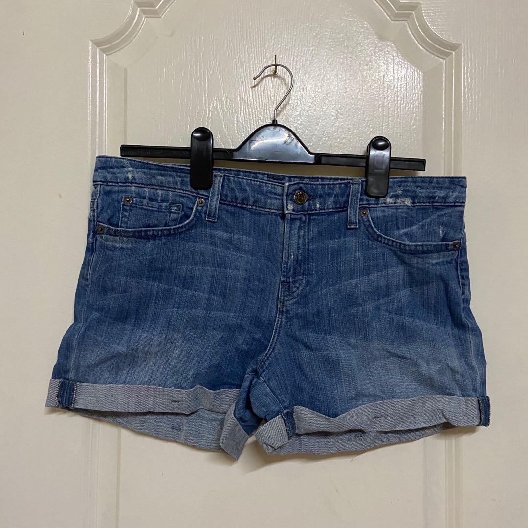 womens denim shorts size 12