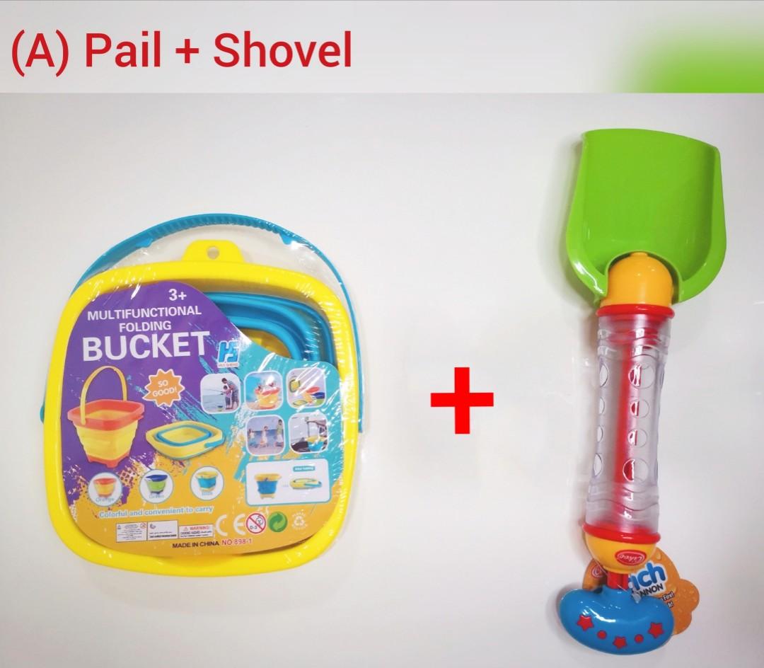 Beach Sand Toys Water Gun Toys Beach Pails & Shovels Rack Set Beach