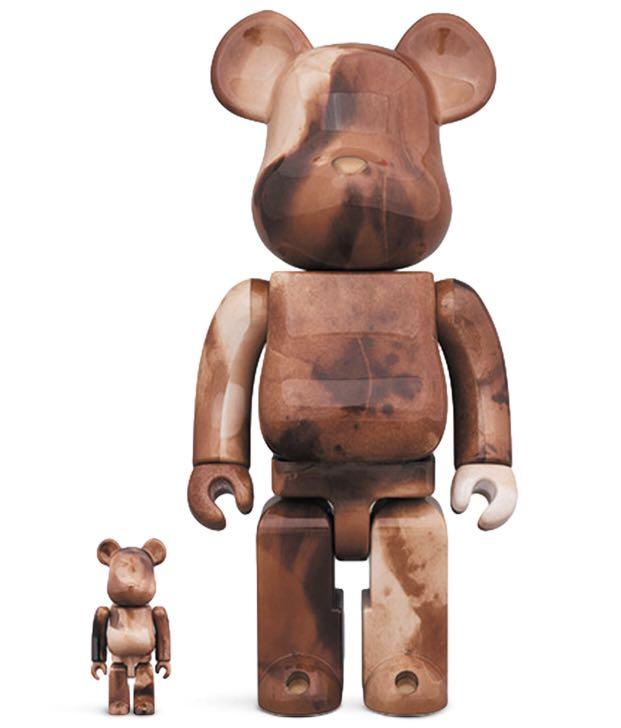 新品未開封 ベアブリック BE@RBRICK PUSHEAD #5 100％ & 400％ silver パスヘッド